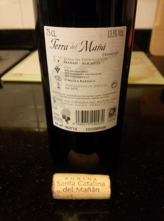 Terra del Mañá Crianza (Organic Farming) 2007