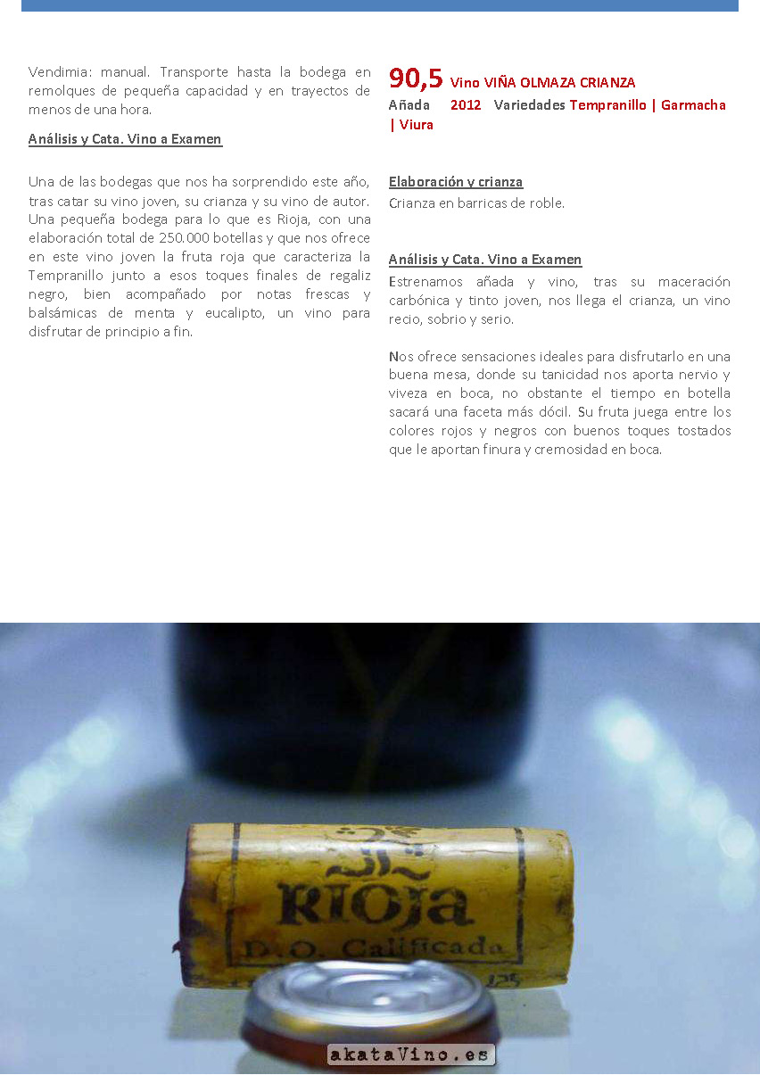 Bodegas Olmaza. Arraigada a Rioja