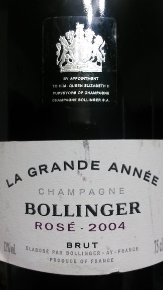 Bollinger La Grande Année Rosé Brut 2004