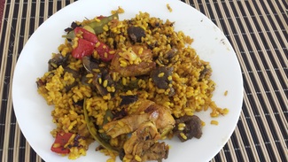 En el plato