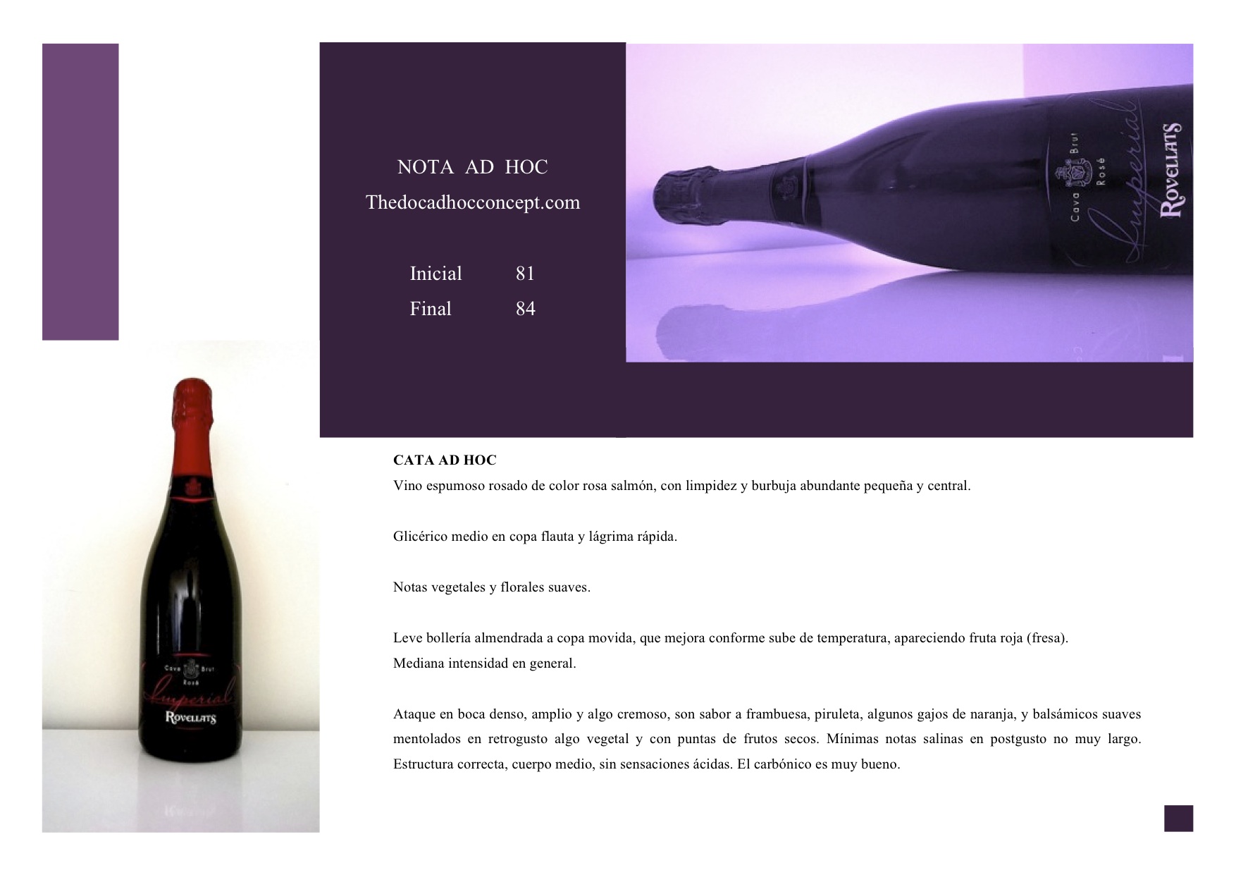 Imperio rosado: Garnacha de Rovellats.