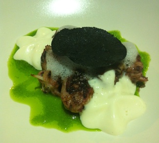 Sepionets con Crujiente de su Tinta