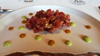 Tartar de Atún. Restaurant VidrA Gastronòmic