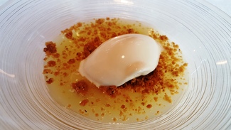 Sopa de Piña. Restaurant VidrA Gastronòmic