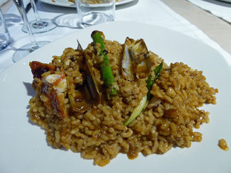 Arroz de señorito con pescado de lonja al minuto 