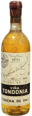 Viña Tondonia blanco 1961