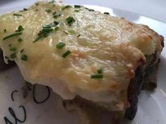 Canelones de ternera y boletus