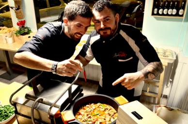 Alejandro Platero presenta el primer showcooking de Come y Calla