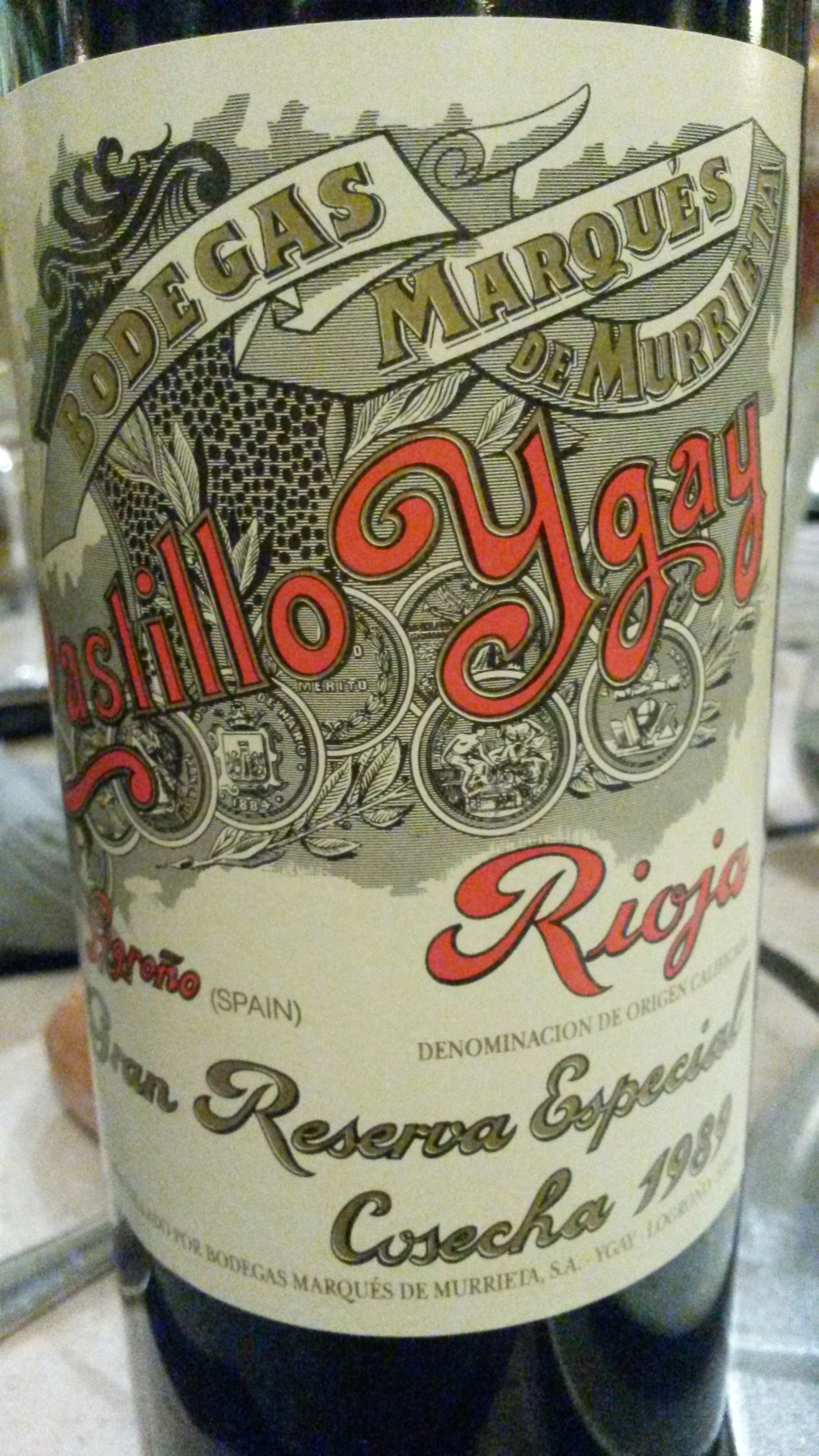 Castillo Ygay Gran Reserva Especial 1998 1998 Marques de Murrieta