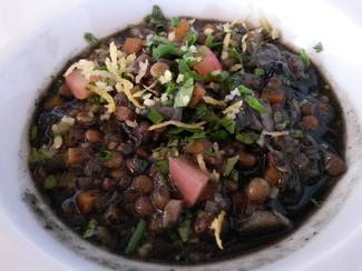  Pardinas con verduritas y sepia sucia