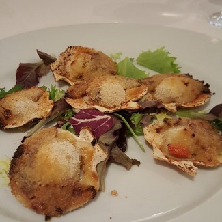 Samburiñas gratinadas