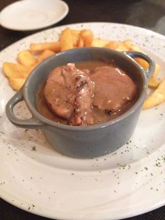 Solomillo pimienta verde