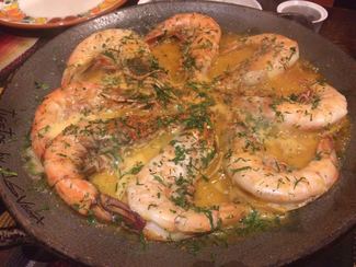 Langostinos al Tiestos