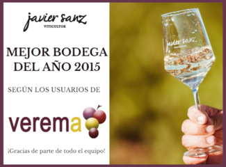 Javier Sanz Viticultor celebra su Premio Verema sorteando 2 entradas a la Experiencia Verema Valencia 2016