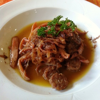 Calamar con Blanquet