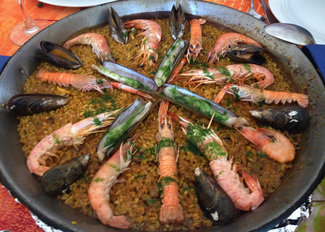 Paella de marisco