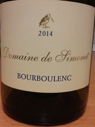 Domaine de Simonet "Bourboulenc" 2014