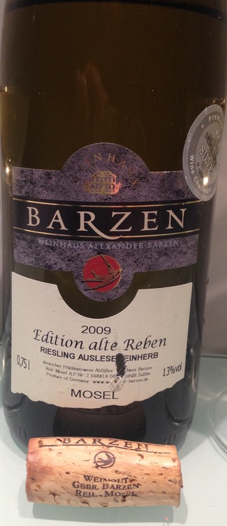 Barzen "Edition alte Reben" Riesling Auslese Feinherb