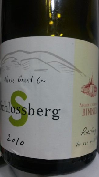 Domaine Binner Riesling Grand Cru “Schlossberg” 2010