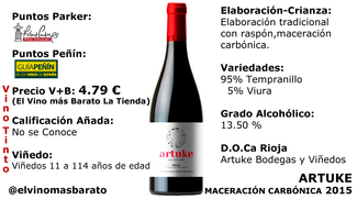 Artuke Maceración Carbónica 2015
