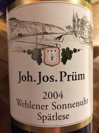 Joh. Jos. Prüm Wehlener Sonnenuhr Riesling Spätlese 2004