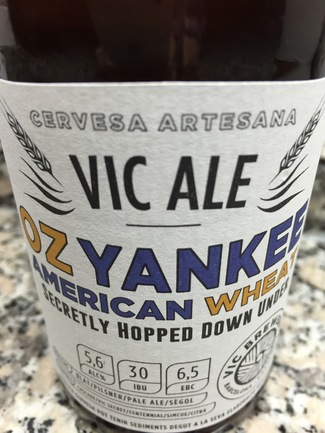 Vic ale OZ yankee american wheat