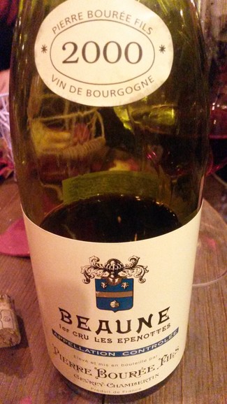 Pierre Bourée Beaune 1er Cru “Les Epenottes” 2000