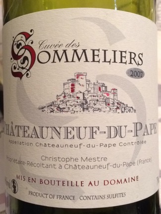 Cuvée des Sommeliers 2007