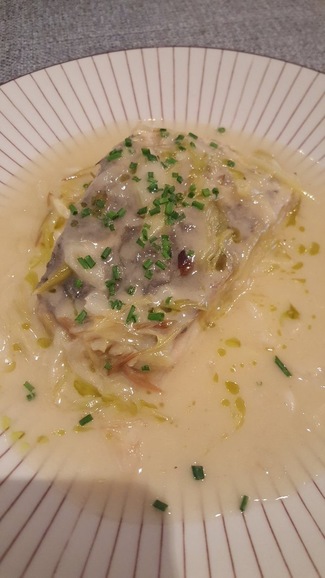 Corvina al amontillado