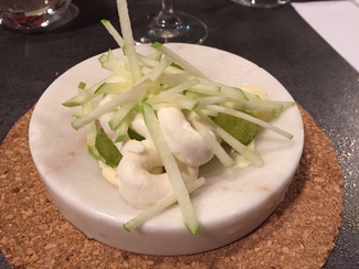 Sorbete de tomillo y manzana