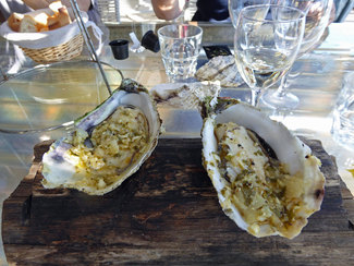 Duo d'huitres chaudes