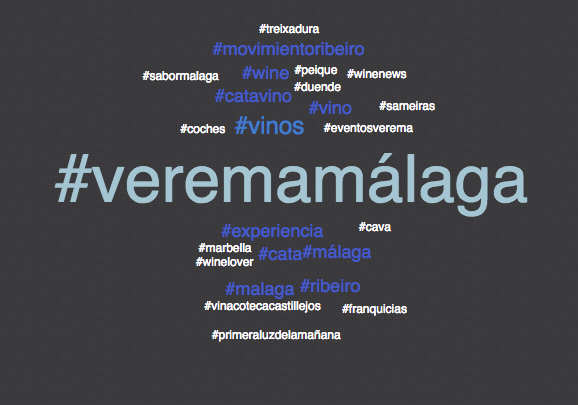 Las cifras en Twitter de la Experiencia Verema Málaga 2016: #VeremaMálaga