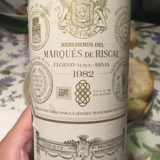 Marqués de Riscal Reserva 1982