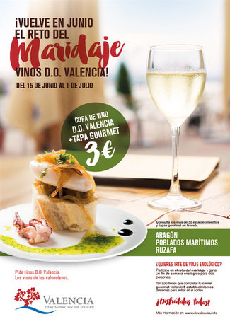 Vuelve El Reto del Maridaje de vinos D.O. Valencia