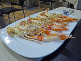 Cigalas a la plancha