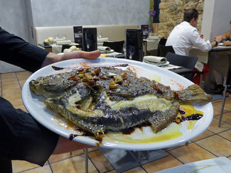 Rodaballo a la donostiarra