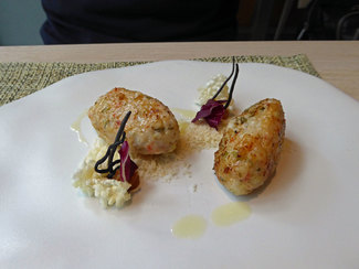 Tartar de langostinos