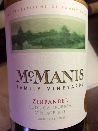 Mcmanis Zinfandel 2013