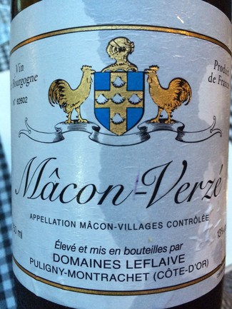 Domaine Leflaive Mâcon-Verzé 2014