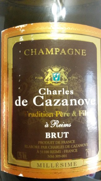 Charles de Cazanove Tradition Pere & Fils 2009