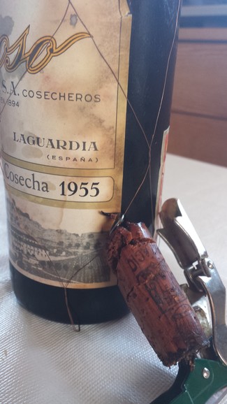 Vino y tapón