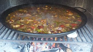 Al fuego de leña
