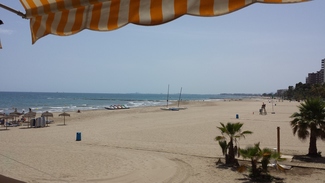 Vistas de la playa del Voramar