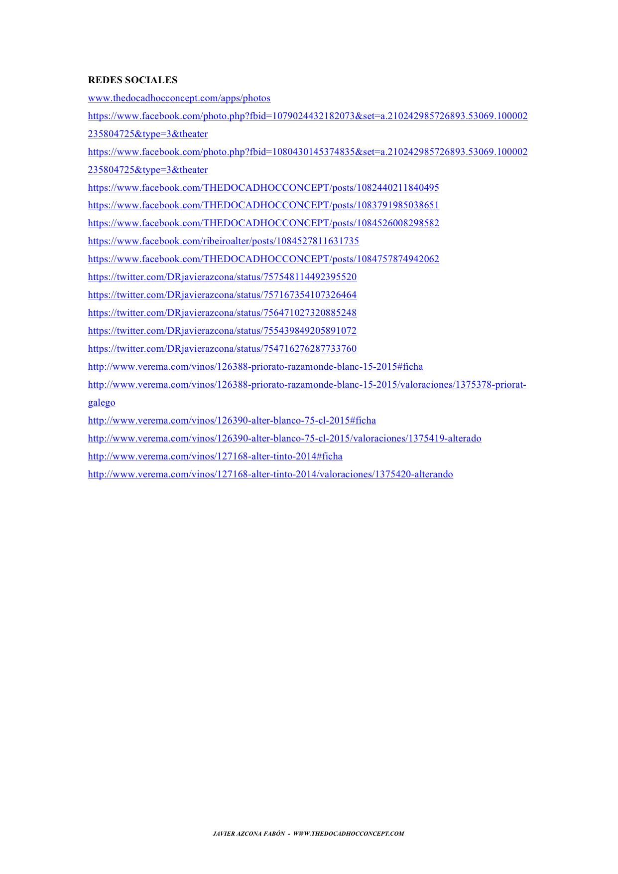 A L T E R . Ribeiro veraniego