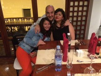 Con la familia