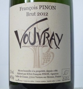 François Pinon. Vouvray Brut 2012