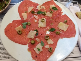 Carpaccio de buey