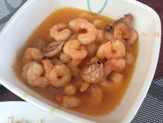 Las gambas al ajillo