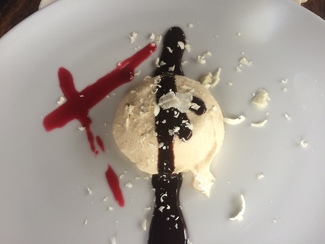 El helado de café