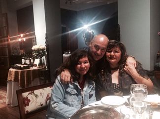 Con la familia